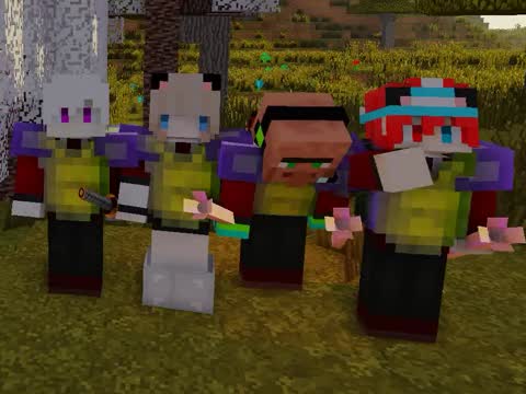 【视频:【贪玩社】隐者我的世界多人拔刀剑. 来