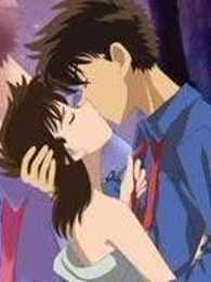 在这剧场版之中,小兰把自己的初吻给了柯南